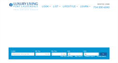 Desktop Screenshot of luxurylivingfortlauderdale.com